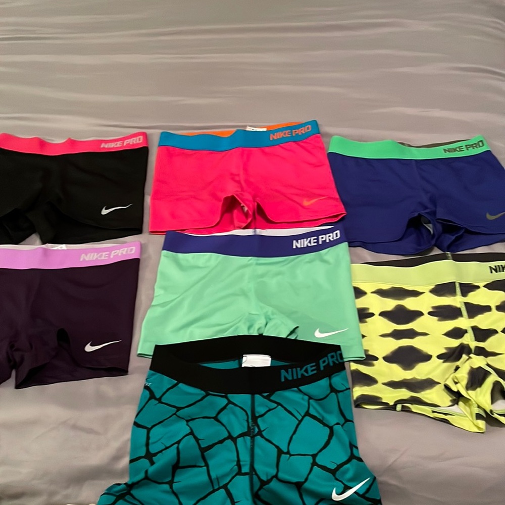 Like new Nike pro shorts. Only worn a handful of times.